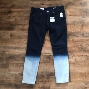 NWT GAP Size 27p Ombré Denim Ankle Pants